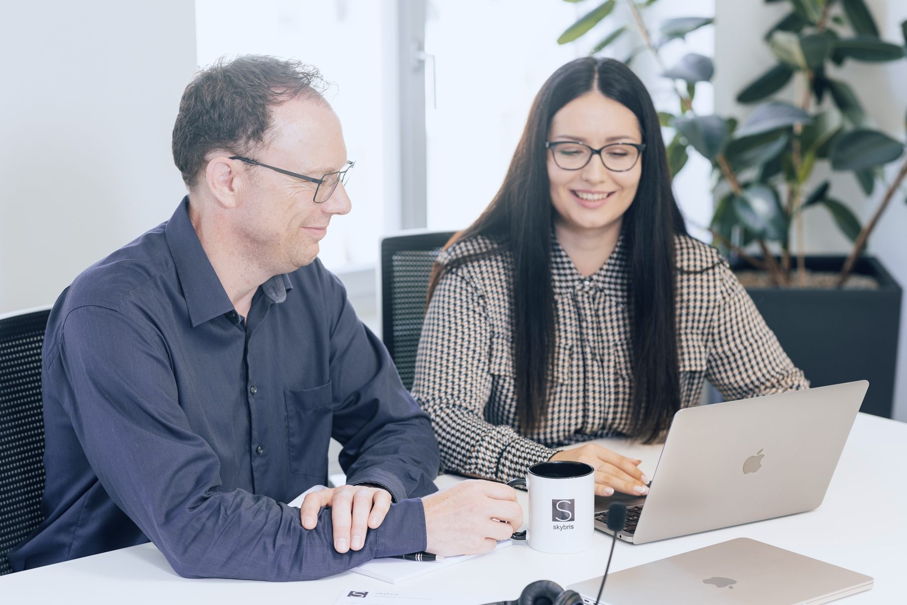Beratungsgespräch bei skybris